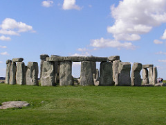 Stonehenge
Wilshire, UK
Neolithic,2500-1600 B.C.E.
Sandstone
Took 1000 years to build by many generations
Post and Lintel system used
Large stones form circular shape, stones often brought from distant locations
Oriented with summer and winter solstices
Believed to astronomical or religious center based around the sun
New theories bring evidence of bones being found indicating it was a ceremonial burial site Stonehenge
Wilshire, UK
Neolithic,2500-1600 B.C.E.
Sandstone
Took 1000 years to build by many generations
Post and Lintel system used
Large stones form circular shape, stones often brought from distant locations
Oriented with summer and winter solstices
Believed to astronomical or religious center based around the sun
New theories bring evidence of bones being found indicating it was a ceremonial burial site