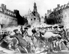 Tensions rose in the colonies when this incident left Crispus Attucks and four others dead: Tensions rose in the colonies when this incident left Crispus Attucks and four others dead: