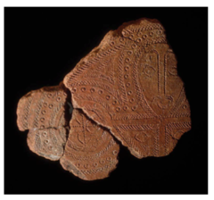 Terra cotta fragment Terra cotta fragment