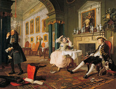 The Breakfast Scene from Marriage a la Mode, William Hogarth, National Gallery, London 1745,English Rococo Art The Breakfast Scene from Marriage a la Mode, William Hogarth, National Gallery, London 1745,English Rococo Art