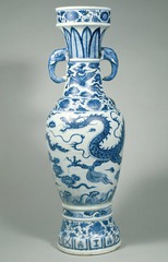 The David Vases. Yuan Dynasty, China. 1351 ce. White porcelain with cobalt blue underglaze The David Vases. Yuan Dynasty, China. 1351 ce. White porcelain with cobalt blue underglaze