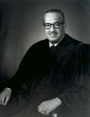 The first black American ever to serve on the U.S. supreme court The first black American ever to serve on the U.S. supreme court