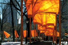 The Gates. New Youk City, US Christo and Jeanne-Claude. 1979-2005 ce. mixed media The Gates. New Youk City, US Christo and Jeanne-Claude. 1979-2005 ce. mixed media