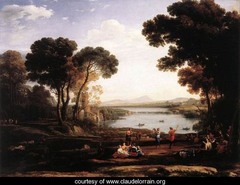 The Mill, Claude Lorrain, Rome, Italy,1655,French Baroque Art The Mill, Claude Lorrain, Rome, Italy,1655,French Baroque Art