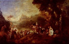 The Return from Cythera, Jean-Antoine Watteau,1717-1719 Louvre, Paris,French Rococo Art The Return from Cythera, Jean-Antoine Watteau,1717-1719 Louvre, Paris,French Rococo Art