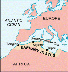 This was a demand of the Barbary pirates which
was money paid for protection This was a demand of the Barbary pirates which
was money paid for protection