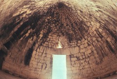 Treasury of Atreus, c. 1300 B.C.E., Mycenae, Greece,Mycenean Art/ Aegean Art Treasury of Atreus, c. 1300 B.C.E., Mycenae, Greece,Mycenean Art/ Aegean Art