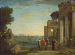 View of Carthage with Dido and Aeneas by Claude Loraine, 1675 View of Carthage with Dido and Aeneas by Claude Loraine, 1675