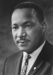 . Won a Nobel Peace Prize in 1964
. I was a leader of the Montgomery, Alabama, bus boycott in 1955
. Nonviolent protest . Won a Nobel Peace Prize in 1964
. I was a leader of the Montgomery, Alabama, bus boycott in 1955
. Nonviolent protest